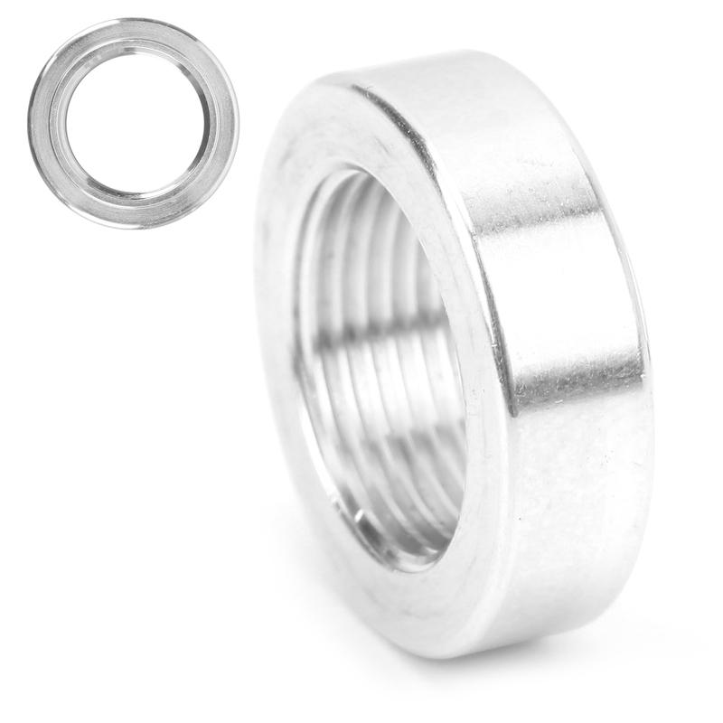 M22x1.5mm Weld On Bung Billet Aluminum Alloy Rustproof Female Thread for Fuel Tank Welding aluminum billets automotive engines