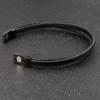 Special Luxury Style Leather Combination Splicing Men's Leather Bracelet Three Colors DIY Size New Year's Surprise Gift