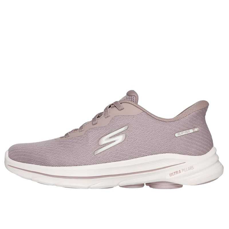 Skechers Slip-Ins Go Walk 8 - Nadia Fashion Comfortable Simple Beautiful Casual Shoes Women sneaker 125925-TPE 36