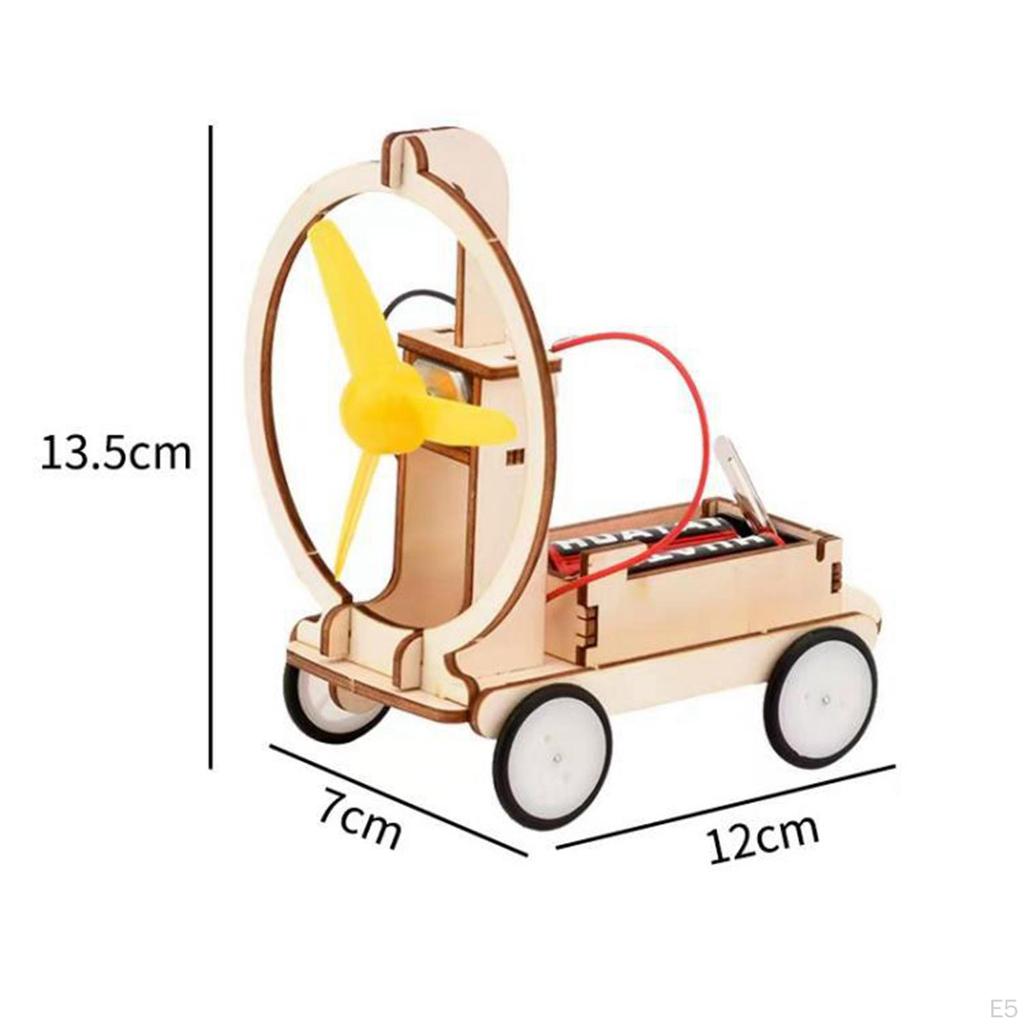 3D Wooden Puzzle Model, Building Kits, Science Learning Toys for Kids