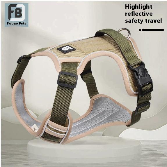 No Pull Harness with A Free Heavy Duty 5ft Leash for Medium Large Dog Adjustable Reflective Oxford Easy Control
