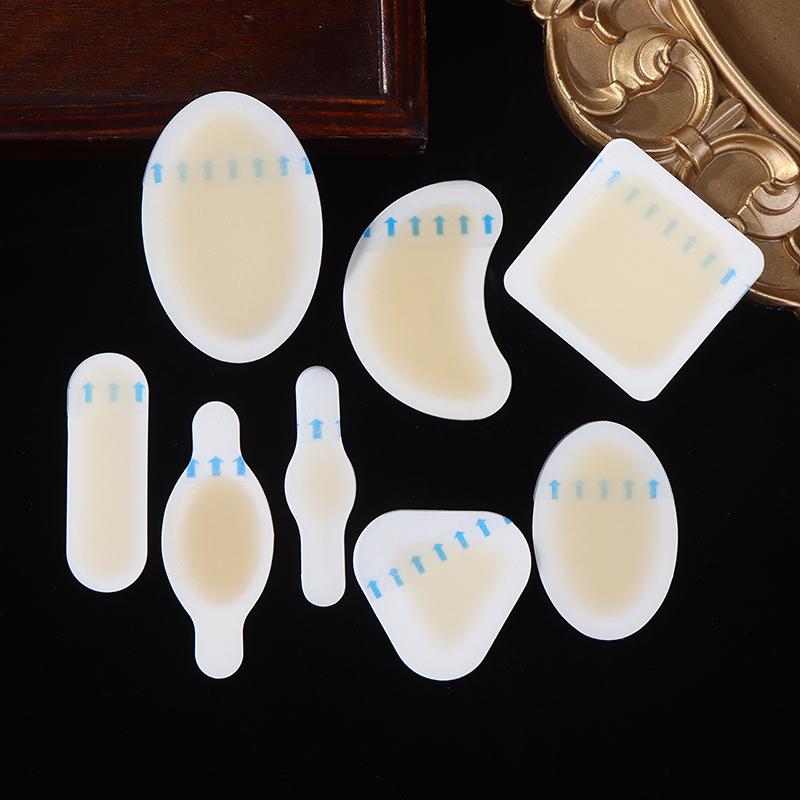 

24 шт. Пластыри от волдырей Невидимый гидроколлоидный гель Пластыри от волдырей Подушечка для волдырей для пятки, стопы, пальца ноги и защиты кожи