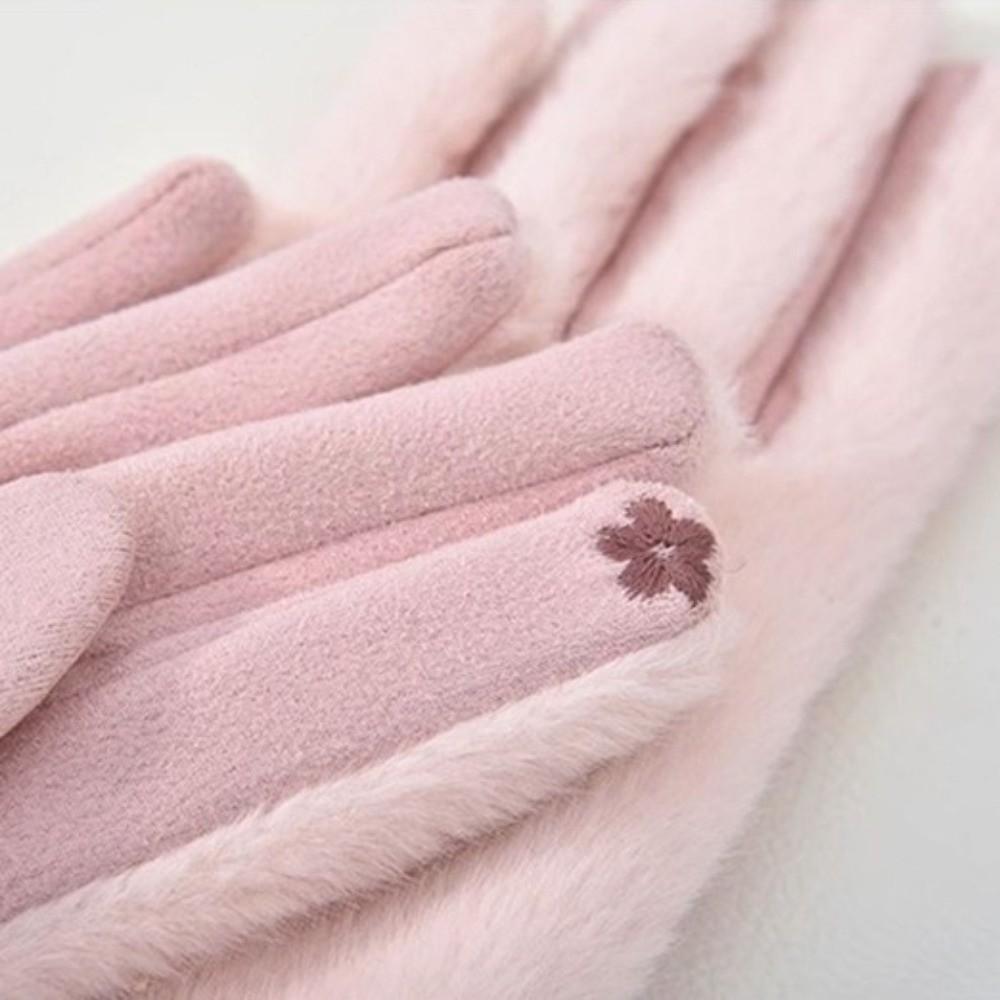 Warm Touch Screen Gloves Coldproof Driving Mittens Windproof Cold Proof Gloves  Autumn and Winter