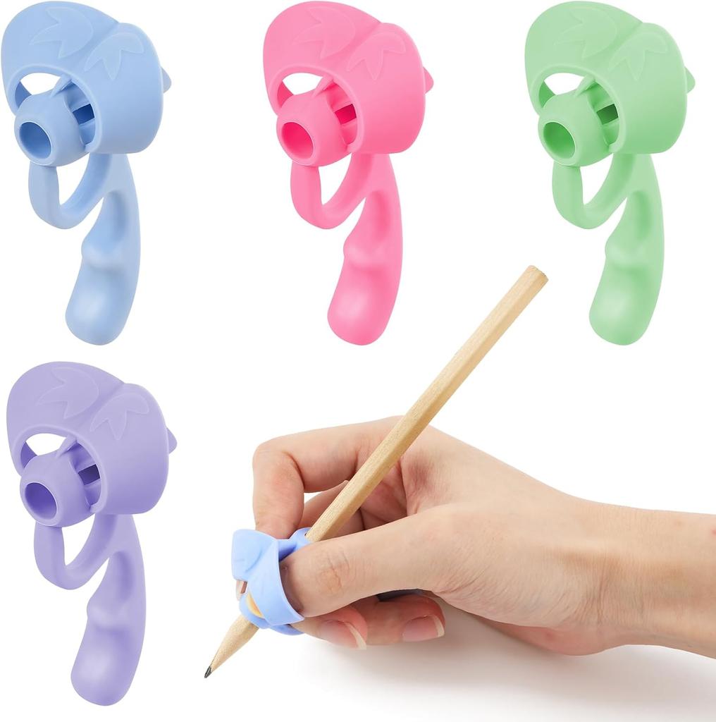 Children's Pen Grip Writing Aid Grip Posture Correction Stationery Pencil Holder For Kids Handwriting Training Correction Device