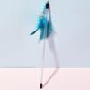 Cat Toys Feather Cats Sticks Retractable Handle Cats Toy Feather Interactive Cat Toys with Bell Kitten Teaser Toy Pet Products