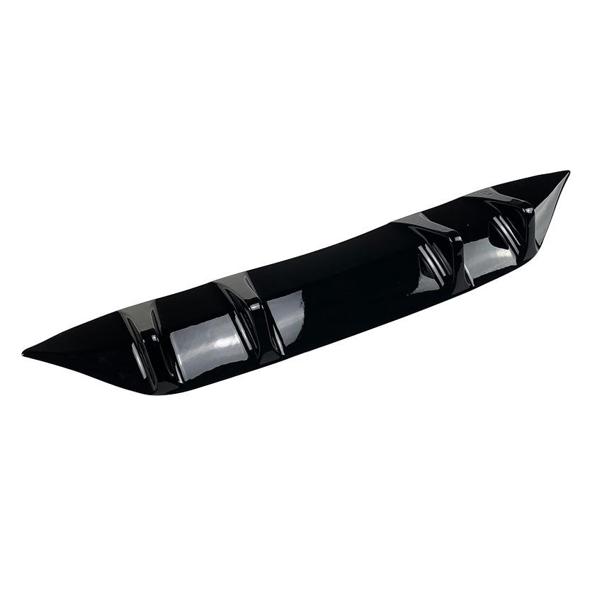 Rear Bumper Diffuser Lip Splitters Spoiler Rear Bumper Protector For Mercedes-Benz C-Class W205 C200 C260 AMG Line 2019-2021 чёрный