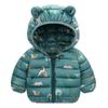 Autumn and Winter Boys and Girls Hooded Down Jackets Warm Lightweight Cotton Coat Jacket fashion cute cartoon print cotton-padded clothes