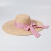 European and American fashion women's summer straw hat raffia eaves beach vacation sun hat elegant bow sun hat