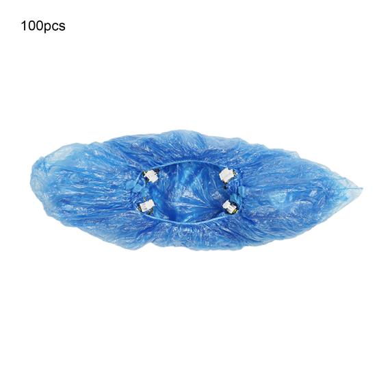 100Pcs Shoe Cover Stain-Proof Disposable Shoe Protective Covers T-shaped Buckle Foot Covers for Home Office Factory