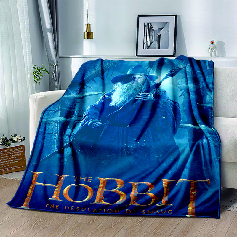 Movie L-Lord of The Rings H-Hobbit Soft Plush Blanket,Flannel Blanket Throw Blanket for Living Room Bedroom Bed Sofa Cover Child