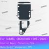 For SUBARU CROSSTREK Car interior Film suit Navigation screen Protection Sticker Gear Panel TPU Transparent Anti-scratch Films