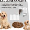 Dog Feeder Cat Water Dispenser Automatic Cat Feeder and Cat Water Dispenser Gravity Cat Feeder Food Storage Dispenser Container