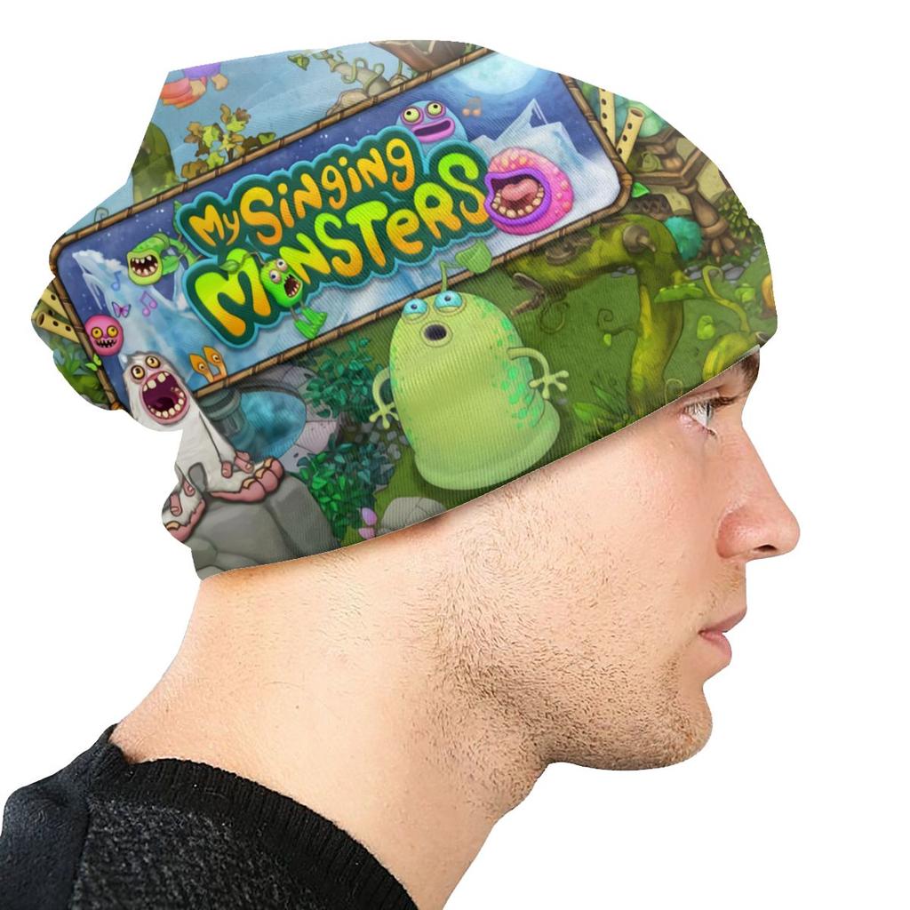 Winter Warm My Singing Monsters Bonnet Femme Slouchy Beanie Hat Fashion Anime Cartoon Game Outdoor Ski Skullies Beanies Caps