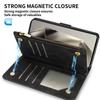 Wallet Multi-card Zipper Kickstand Magnetic Flip Leather Case For Samsung Galaxy S24 Ultra S23 FE S22 Plus A14 A15 A53 A54 A55