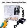 Clear Acrylic Bird Grains Shelling Machine Adjustable Speed Bird Food Separator  Bird Breeder