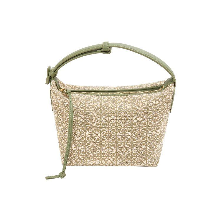 

Loewe Cubi Anagram Canvas And Leather Shoulder Bag Women bags Green A906K75X06-4364 Basic Set (Bag+Dust Bag)