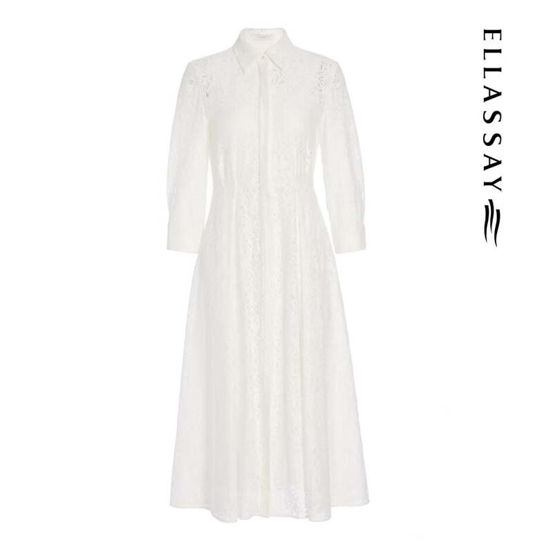 ELLASSAY Elegant Shirt Dress for Women
