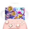 QRD Junior E5 Cute Mini Compatible with Pink Gamepad, Pocket-Sized Controller, Switch/PC/Android/IOS,