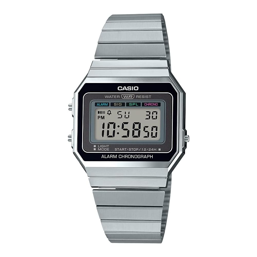 

Casio A700W Classic Digital Display Quartz Watch Silver 38mm Water Resistant Men s