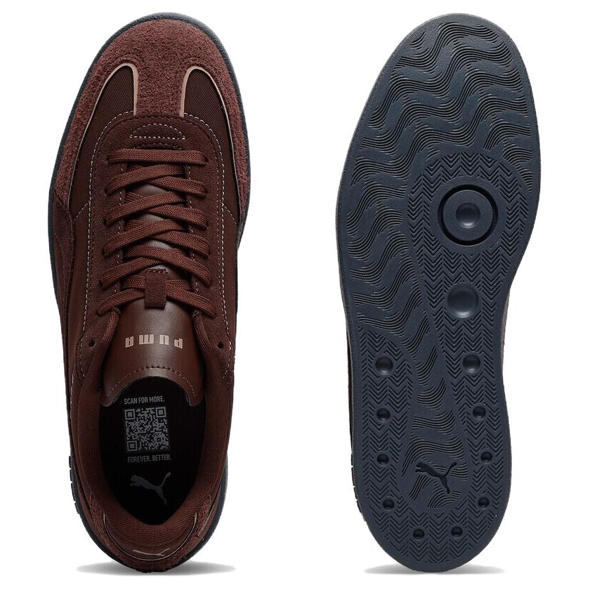 Puma Club Low-Top Skateboard-Schuhe Unisex Dunkelbraun 404630-01