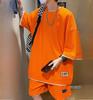 Waffle Suit Men's Summer Short-sleeved Fashion Loose T-shirt Shorts Casual Sports Suit