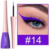 18 colori eyeliner liquido ad asciugatura rapida impermeabile eyeliner a lunga tenuta ombretto sistema di colori misti eyeliner penne per trucco occhi glamour