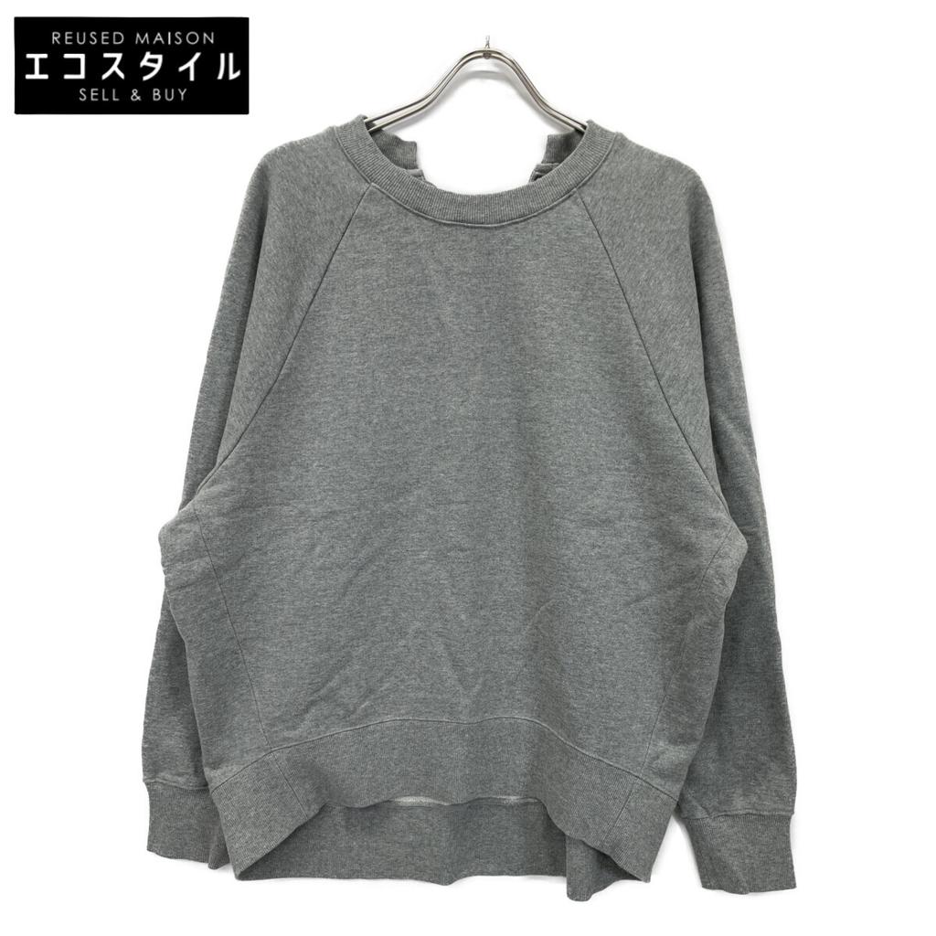 SOLto  Lace-up Sweatshirt Tops M grayUsed