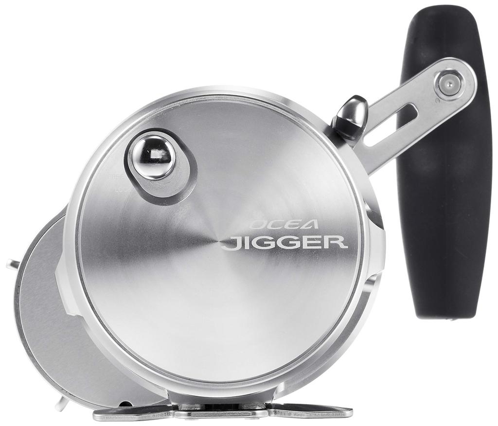 Shimano Ocea Jigger 4000 Baitcasting Reel for Blacktip and Redfish (Right) Double-Axis Amberjack, Spinach,