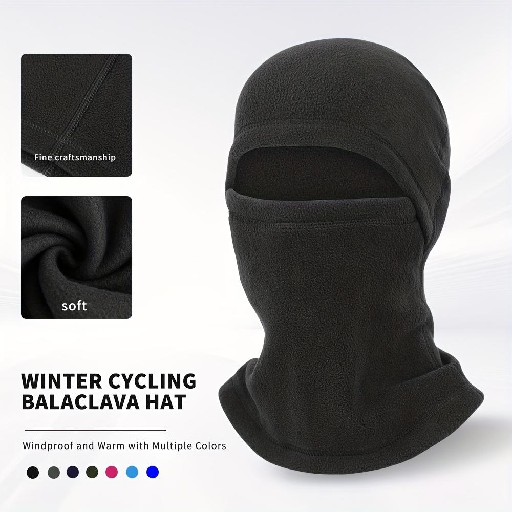 3pcs Winter Balaclava Windproof Thickened Polar Fleece Cycling Ski Mask Anti-Cold Thermal Hiking Running Neck Warmer Face Cover