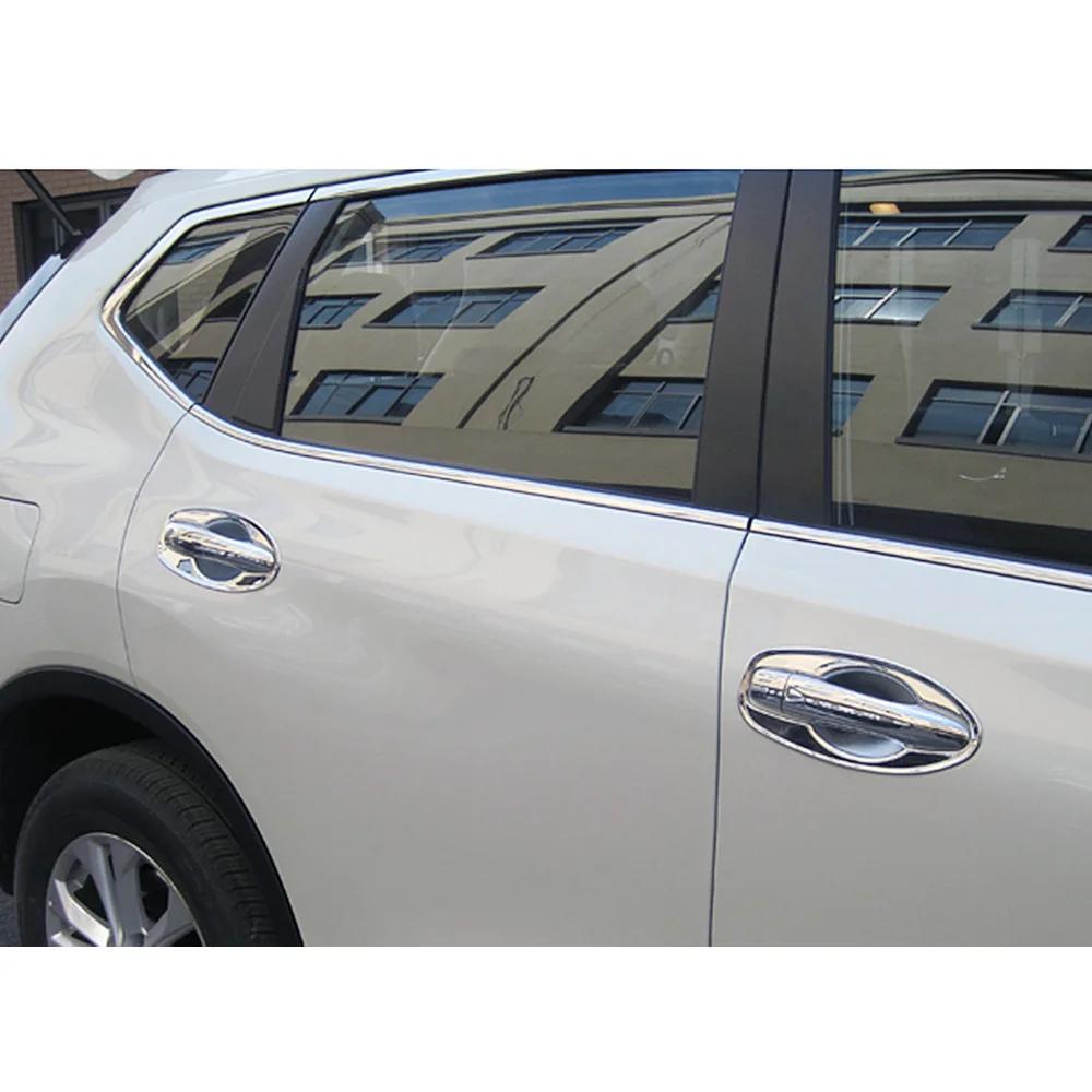 Chromium Styling For Nissan X-Trail T32 Rogue 2014-2020 Chrome Exterior Door Handle Cover Moulding Door Bowl Cup Cavity Trim