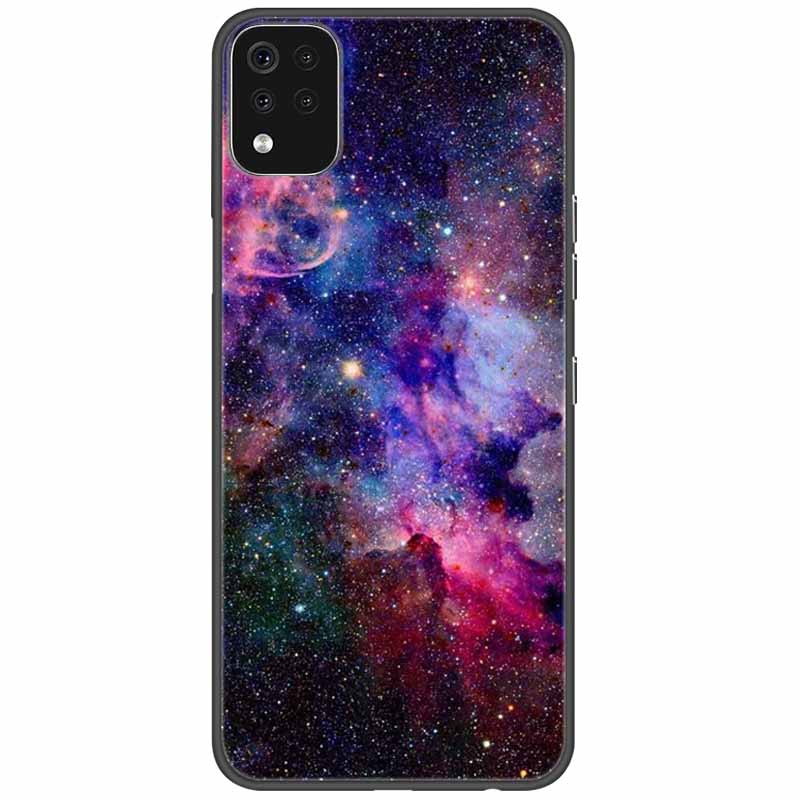 Phone Case For LG K42 K52 K62 Q52 Case Soft Painted Wolf Silicone Black Covers For LG K62 Cases K 42 Shockproof Funda for LGK52