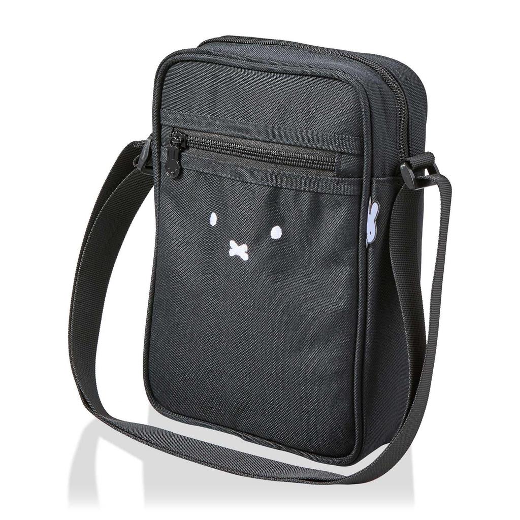 Sifre Miffy Mini Shoulder Face Black Women's Bag, Small, Shoulder/Crossbody, Vertical, Lightweight, B98,