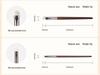 10-Piece Beginner Makeup Brush Set - Contour, Highlighter, Eyeshadow with Animal Hair
