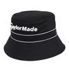 TaylorMade Men's Lined Bucket Hat, Black, Size 58cm, Visor, 2025SS UN559