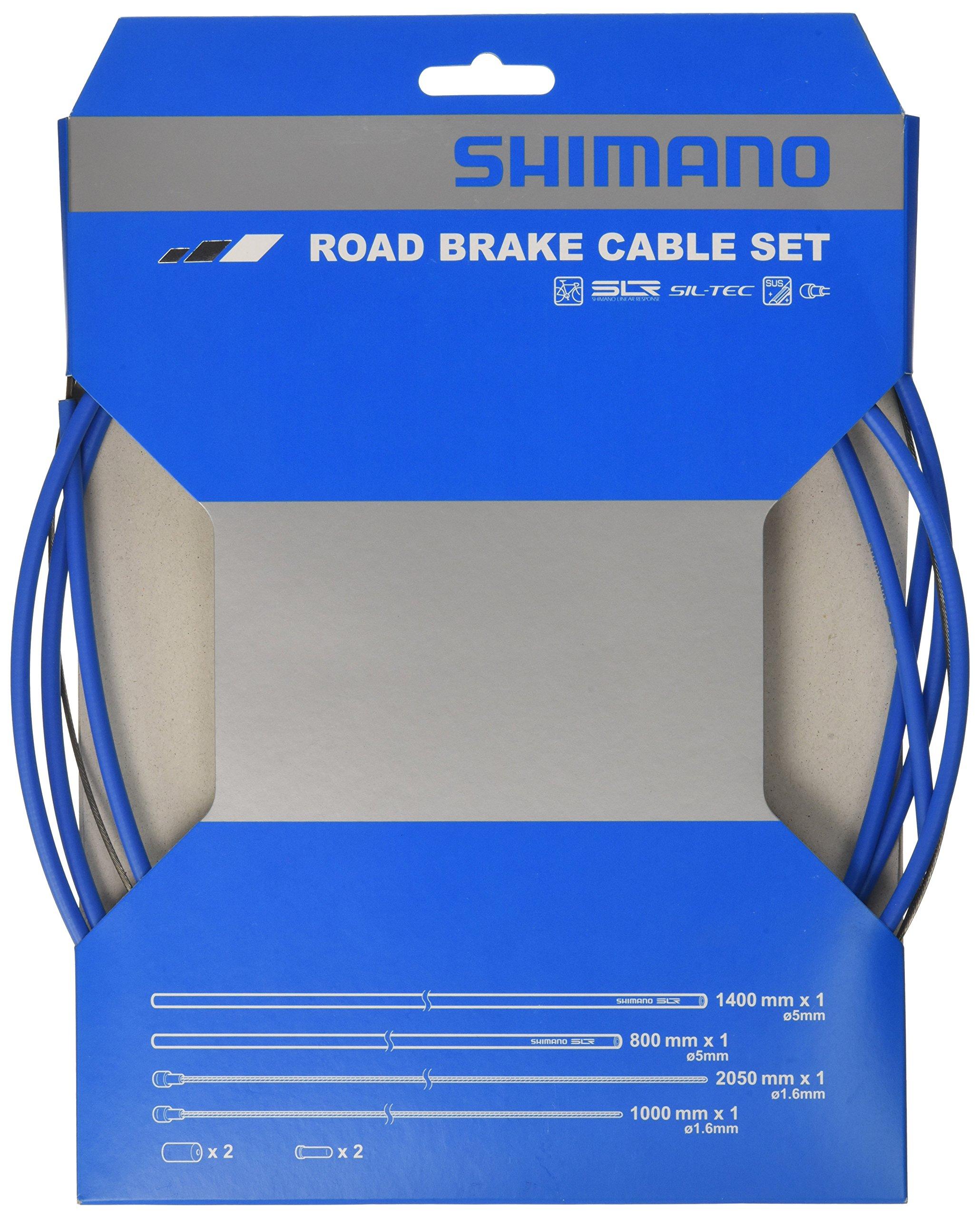 

SHIMANO Brake Cable Set Blue Y80098015 SIL-TEC синий
