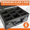 PREZA Grade Card Storage Box - Premium Trading Card Case for Grade Sports and TGC Collections - Carbon Fiber Slab Case Storage (Large)