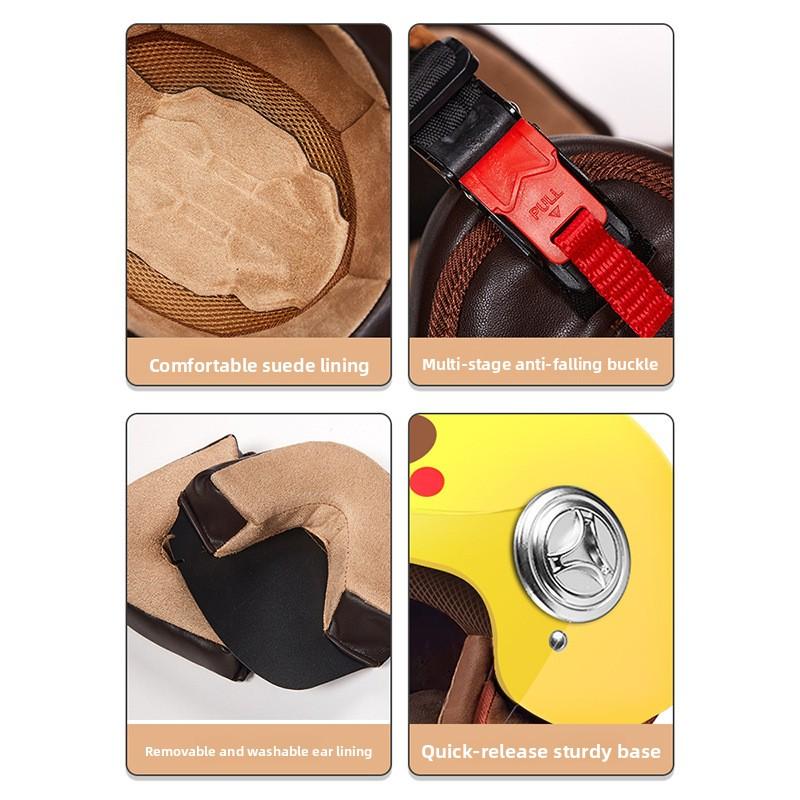 Children's Helmet Boy Winter Female Electric Battery Car Four Seasons Universal Safety Motorcycle Helmet