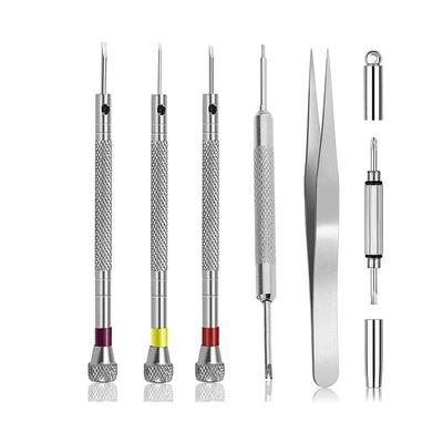 Multi-Spezifikation Uhrenreparatur-Werkzeugsatz: Schraubendreher & Pinzetten Set