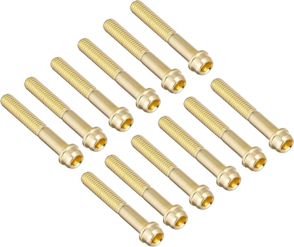 Kitaco 060-1432300 Vivid Bolt Set (24K Gold Plated) Grom Right Side Case