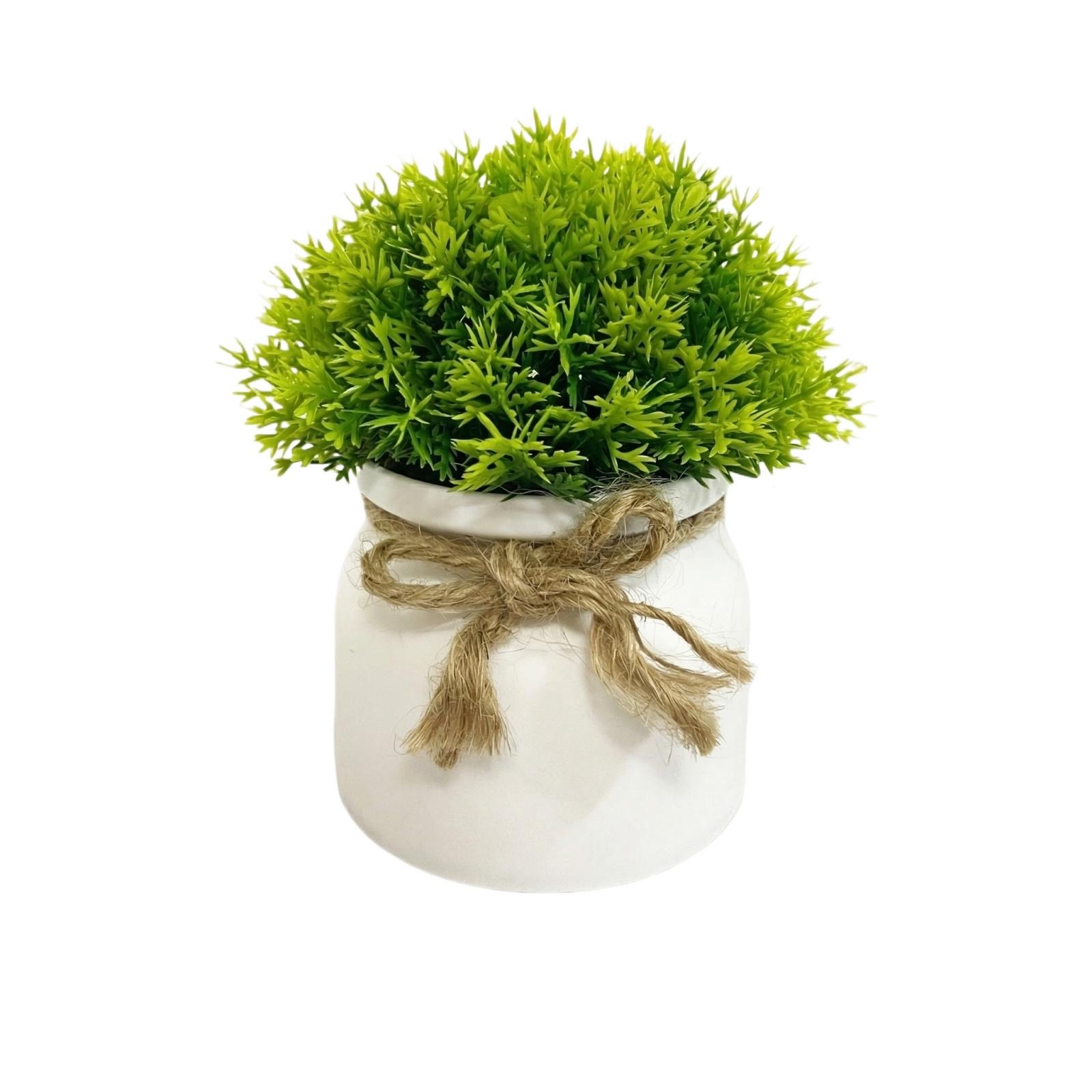 

Artificial Potted Plants, Flower And Grass Balls, Small Decorative Items For Home Décor. One Size