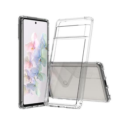Luxuriöse, harte Acryl-Handyhülle für Google 7 Pro 6 Pro 6A 5A 4A 5, stoßfeste, transparente Schutzhülle, kein Vergilben