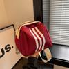 Three bars nylon cloth shell bag trendy messenger bag casual large capacity casual trendy bag
