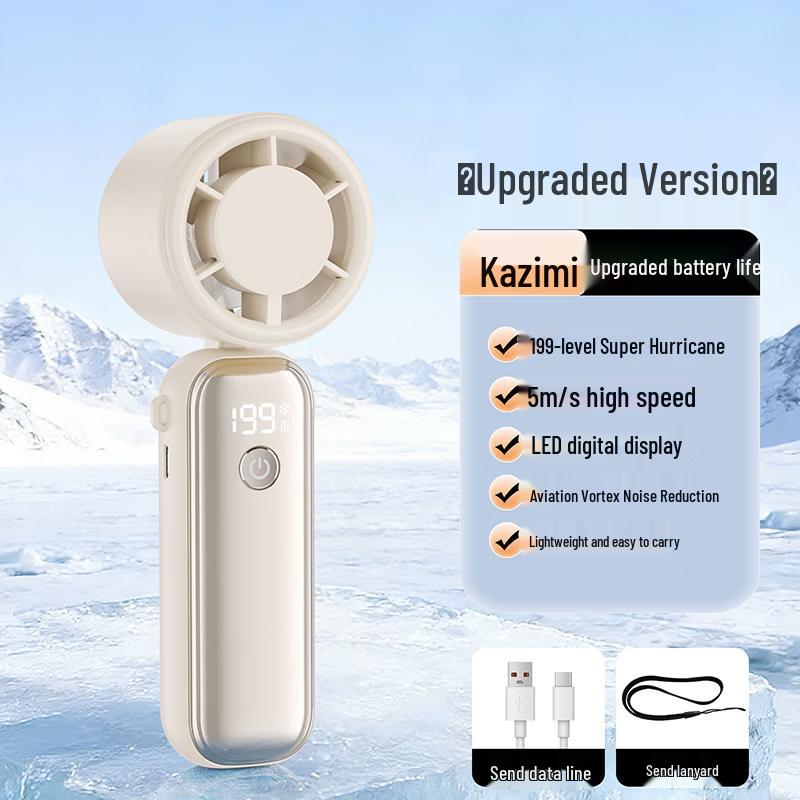 Yabuka Portable Semiconductor Cooling Turbine Handheld Fan