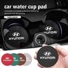 2Pcs Car Water Cup Bottle Holder Anti-slip Mat Pad Suede For Hyundai Elantra Tucson Genesis Avante Grandeur Sonata Casper Accent TT36