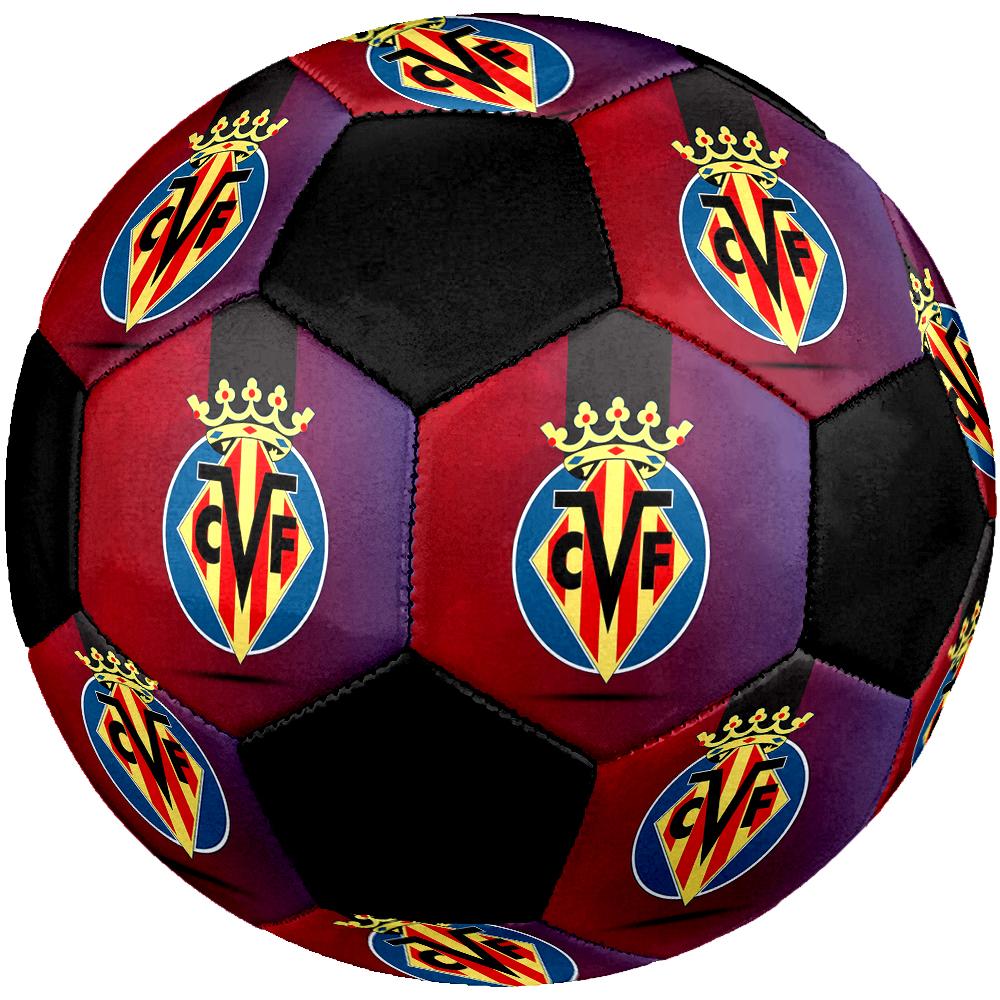 SIZE 5 Villarreal Soccer Ball Colorful All Ages Machine Stitched PVC Competition Ready Durable High-Bounce