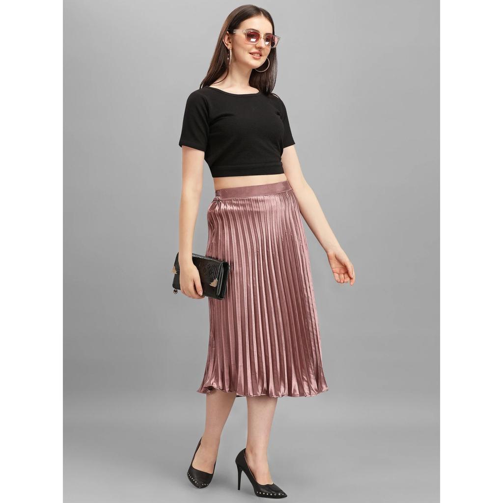 Indian Women Ethnic Flared Skirt Beautiful Bollywood Wedding Wear Pleated Skirt