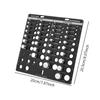 Nut and Bolt Thread Checker 34 Holes Screw Thread Gauge Measuring Tool