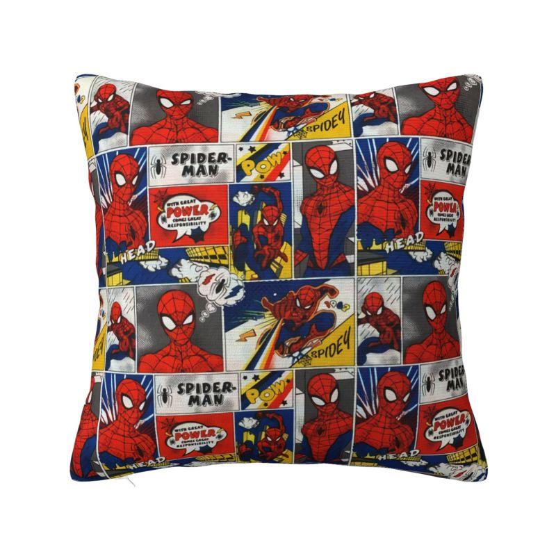 Custom Spiderman Superhero Cartoon Modern Pillow Cover Cushions Cover for Sofa