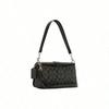 Coach Borsa Georgie 26 Classica Monogramma Borchie - Media Donna Nera 5605-SVS3L