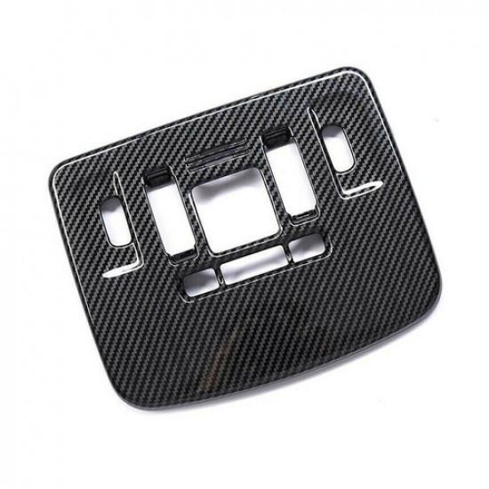 Carbon Fiber Front Reading Light Lamp Cover Trim For Toyota Camry 2018 - 2021